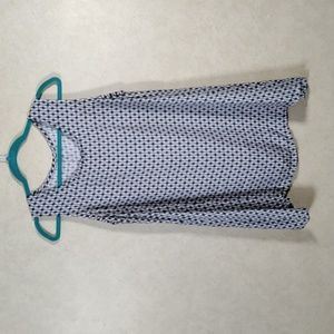 04093 Bryn Walker gray prism print sleeveless blouse S